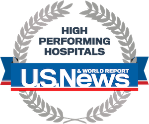 US News High Performing Hospitals badge